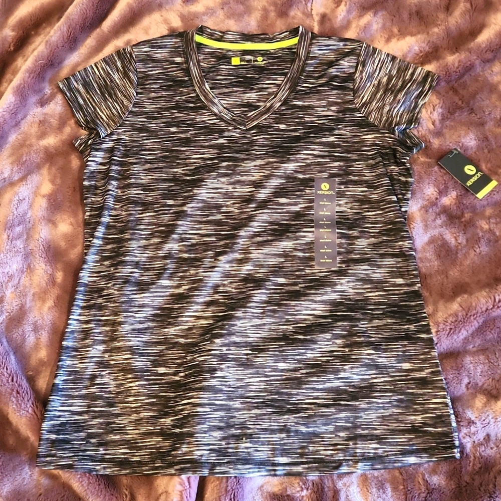 A brand new breathable workout shirt.